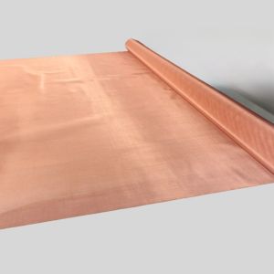 200 Mesh Wire Woven Copper Infused Fabric 0.05mm For EMI / RFI Shielding