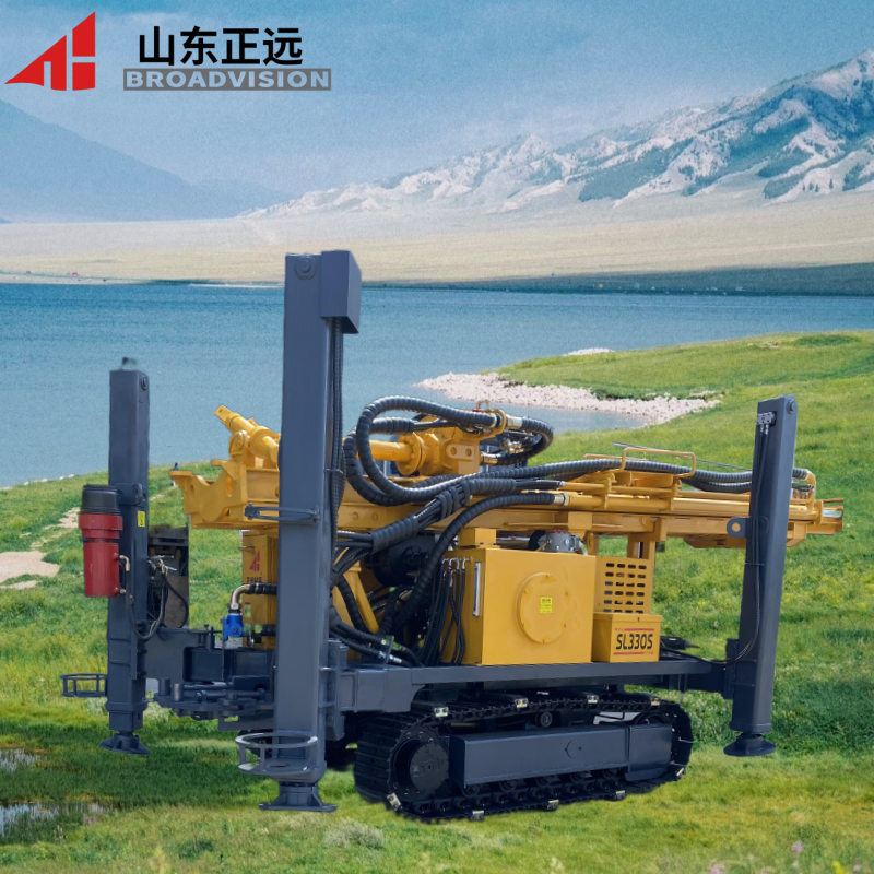 Wholesale 330-meter high-efficiency energy-saving professional crawler-type water well drilling machine from china suppliers