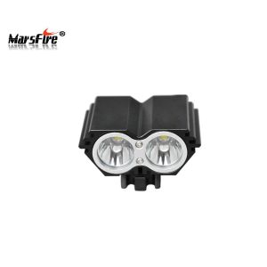 2100lm Portable LED Bicycle Headlight , 8.4V XML2 LED Bike Headlight