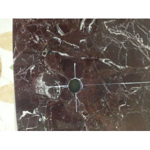 Rosso Levanto Marble Stone Slab With White Veins Stone Natural Countertop Purple