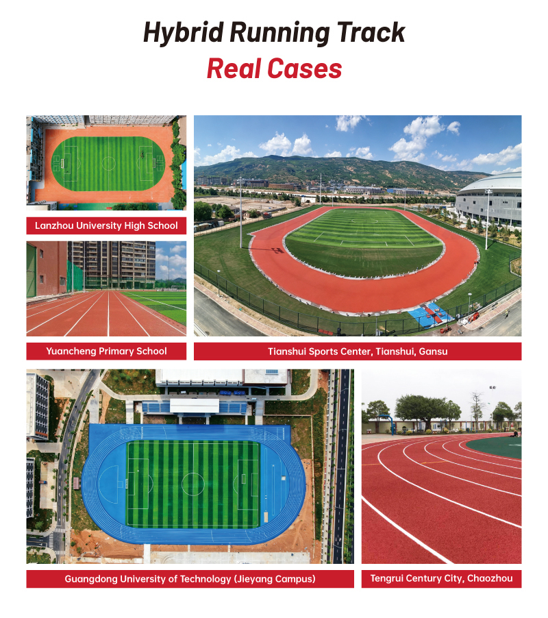 Hybrid Running Track System For Stadium Projects