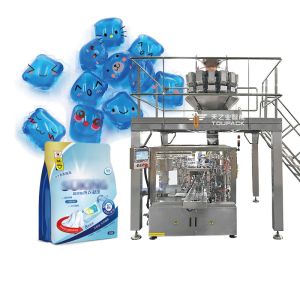 High Speed Automatic Dishwasher Detergent Tablets Pods Pouch Packing Machine