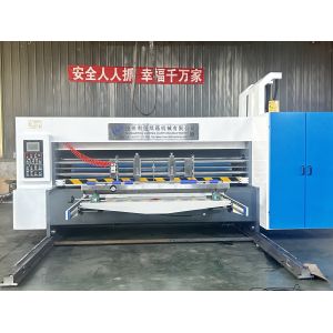 Economic Speed 180pcs/min Flexo Printing Machine For Paper Box With Long Service