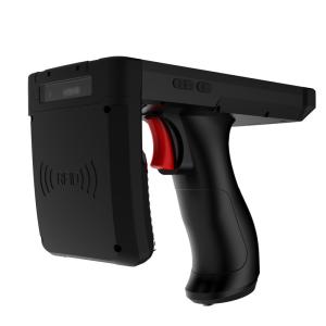 China Handheld UHF RFID Reader With Big Touchscreen And Keypad For Long Range WIFI Bluetooth Connected on sale