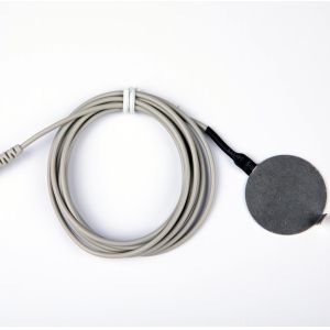 Reusable EMG Ground Electrode 32mm Plate Diameter With Tip