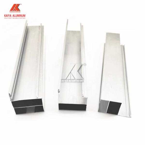 6063 T5 Sliding Door Aluminium Extruded Profiles Ultra Thin
