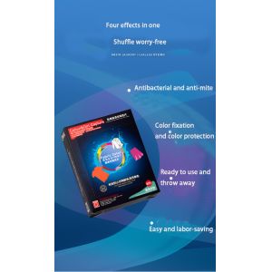 Anti Color Laundry Paper Sheets / Customizable Clothes Detergent Sheets Paper