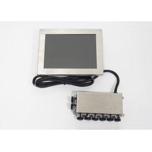 Full IP65 Waterproof Stainless Steel Panel PC 1000 Nits 1024x768 With Break Out