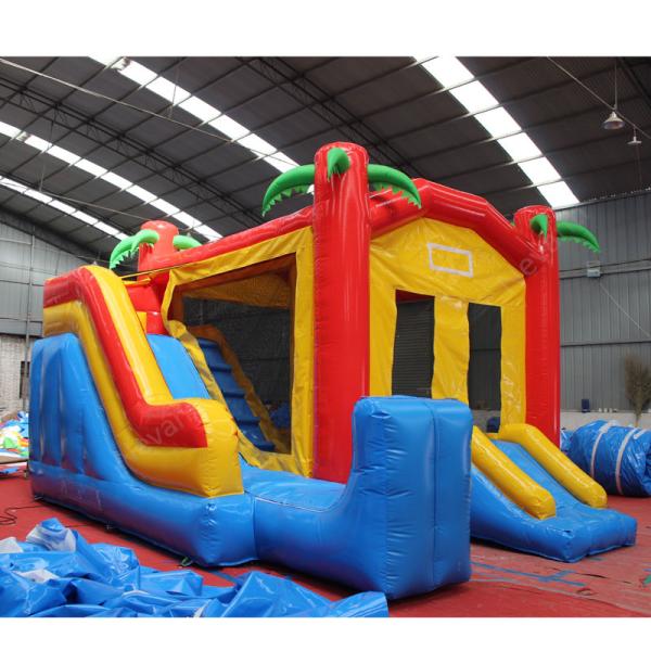 Repair Kit Accessory Included Inflatable Bounce House Tiger Castle with Slide Combo