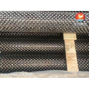 Alloy Steel ASME SA335 P9 Seamless Studded Fin Tube For Heater