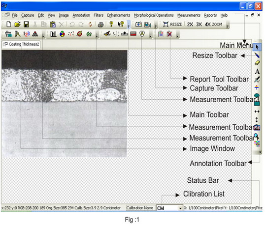 Quality Image Editing  Metallurgical Analysis Investigation Software With Image Processing for sale