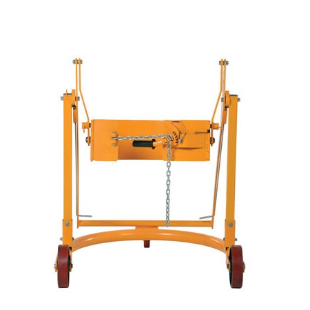 Manual Powered 55 Gallon Plastic Drum Handling Equipments Drum Carrying Trolley