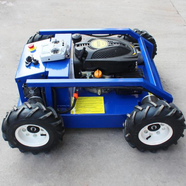 China Supply Rubber Crawler Robot Gasoline Self Propelled Garden Remote Control