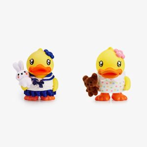 Cute 3D Plastic Piggy Bank Toy Duck Shaped Non Phthalate Pvc Material