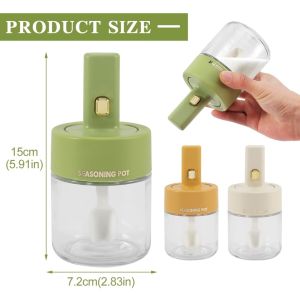 Customized Packaging Airtight Clear Seasoning Spice Container Glass Condiment