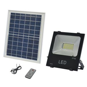 Wholesale 100W LED Solar Flood Light aluminum material with motion sensor for garden and building use from china suppliers