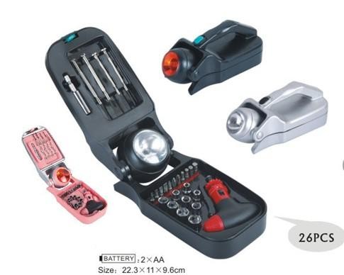 Quality 26 pcs mini tool set ,with sockets ,screwdriver bits . for sale