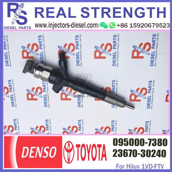 Common rail Injector 23670-30240 095000-7380 For Toyo-ta 2KD-FTV 23670-30240 095000-7380