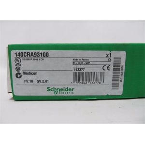 Schneider Modicon Quantum PLC 140CRA93100 500VDC COAXIAL CENTER AND GROUND