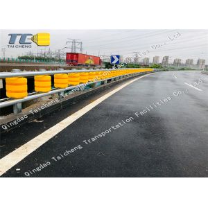 High Strength Highway Roller Barrier Impact Resistance Long Service Life