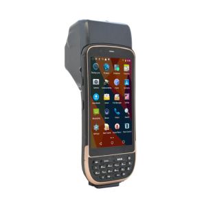 Portable PDA Thermal Printer , 1D 2D Handheld Barcode Scanner Android With