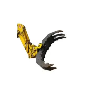 Q460 Excavator Log Grapple NM400 Hydraulic Rotating Grapples
