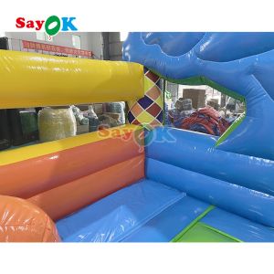 6X6X4.3MH Bounce Castle Slide Combo Beautiful Appearance Convenience Of