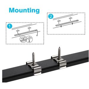 Aluminum Alloy 6063 T5 U Shape Led Profile