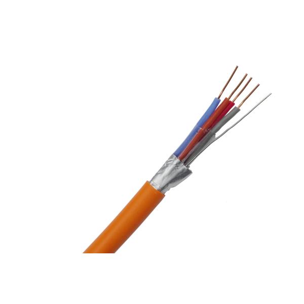 FRHF Unshielded Fire Resistant Cable Solid Bare Copper with Halogen Free Jacket