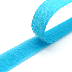 Customized nylon polyester self adhesive hook and loop strap