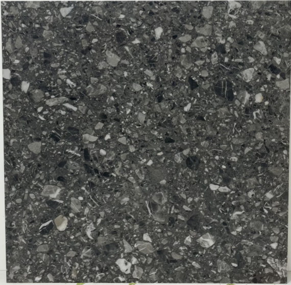 Quality Non Slip Terrazzo Porcelain Tile Antibacterial Rectangular Glazed Surface for sale
