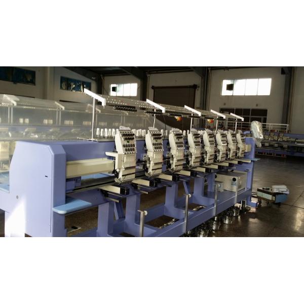 Quality 9 Needle 8 Head Embroidery Cap Machine With Thread Break Detection for sale