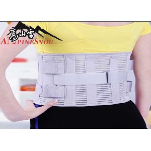 High Waist Support Belt With High Elastic Fish Silk Cloth And Steel Plates