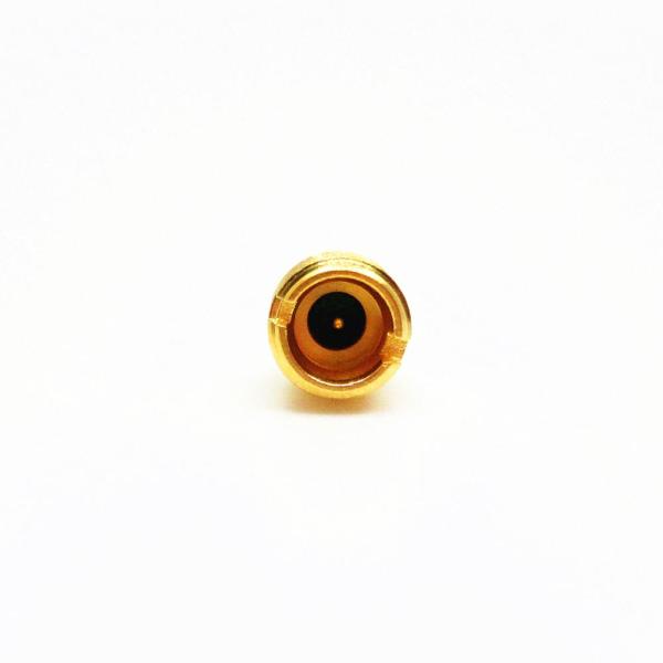 Bulkhead Microminiature Push On Coaxial Connectors SMP Male