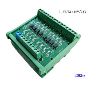 TTL HTL Signals Converter Terminal Blocks Board 8 Ways For PLC NPN or PNP 1.8V 3