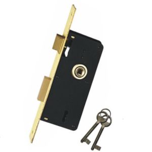 Wholesale Standard Stainless Steel Security Rim Lock For Iron Doors With Two Iron Keys from china suppliers