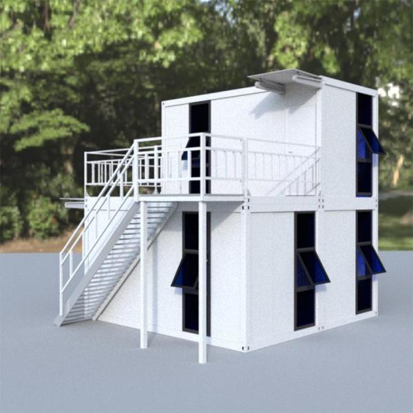 Zontop China Modern Small Ready Modular Quick Concrete Hurricane Proof Two Story Resort Cheap Homes Container Prefab H