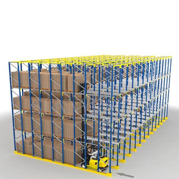 Quality CE EN 15620 Q235B Drive In Drive Through Racking System for sale