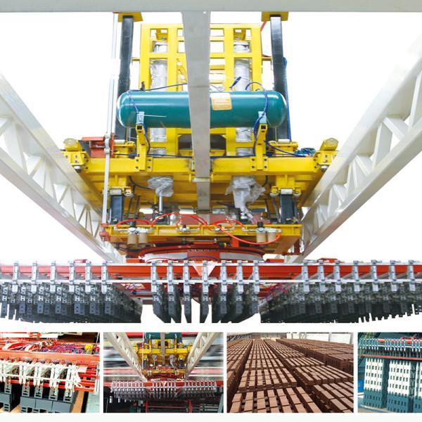 Quality 20Kw Clay Brick Setting Machine Tunnel Kiln Brick Stacking Machine for sale