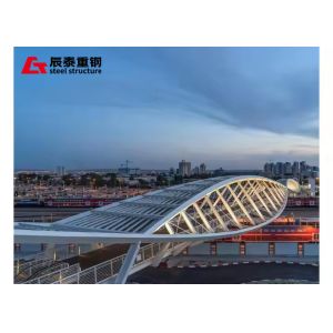 Prefabricated Steel Structure Truss Bridge Construction Hot Dip Galvanized