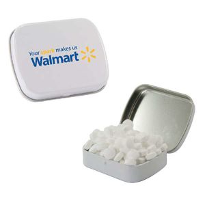 Small Mint Tins Mini Metal Tins with Plastic Insert Rectangular Metal Containers