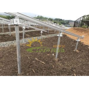 Easy Using Ground Mount Solar Panel Racking Systems 4200mm