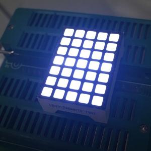 Wholesale Square 5x7 Dot Matrix LED Display Ultra White Row Anode Column Cathode For Lift Indicator from china suppliers