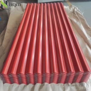 DX51D PPGI 22 Gauge Galvanized Steel Sheet Wavy Trapezoidal