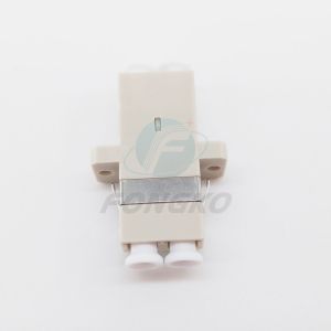 Multimode Duplex LC to LC Coupler Flange Optic Fiber Adapter