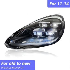 For Porsche Cayenne 2011-2018 LED Matrix Headlights Assembly 958.1 958.2 Upgrade