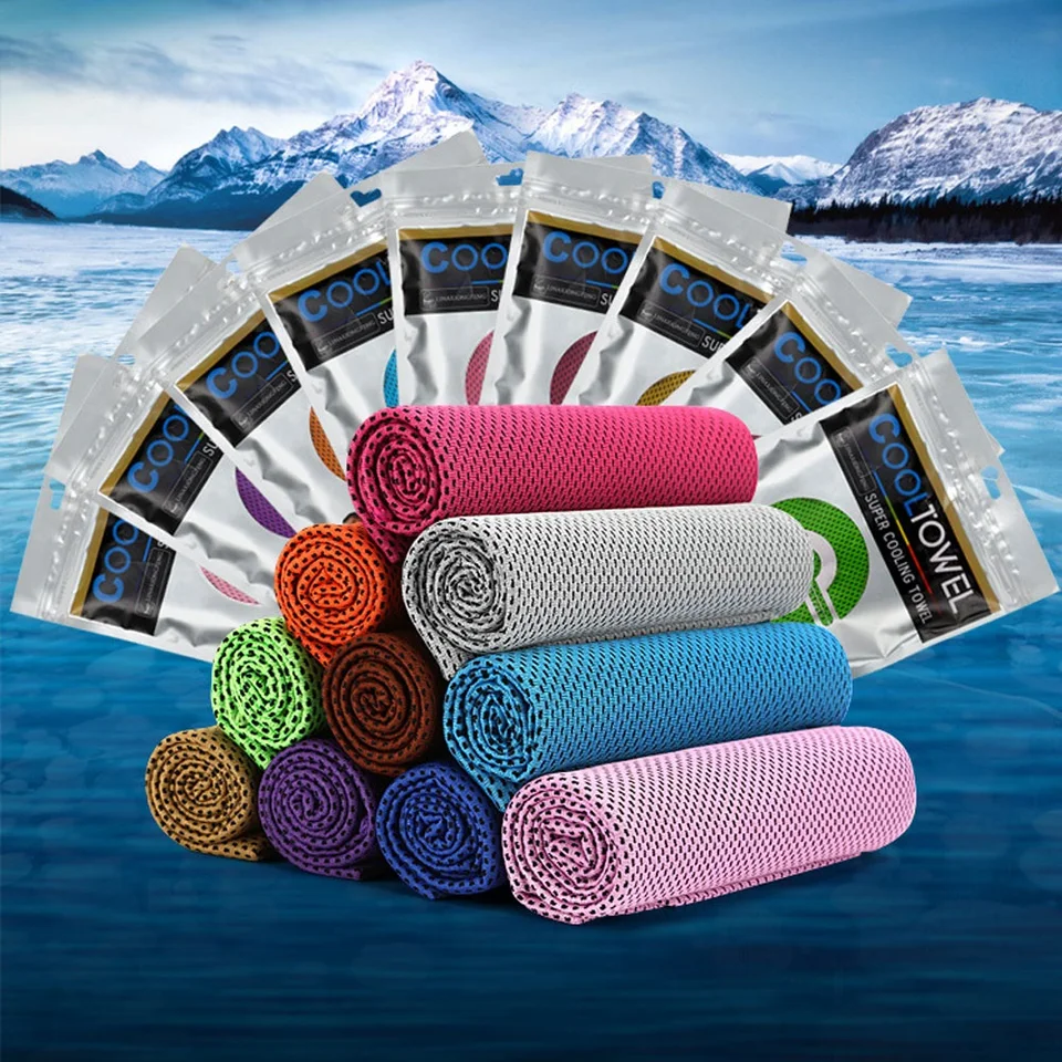 Reusable Microfiber Cooling Towel 30 X 100cm Stay Refreshed And Revitalized