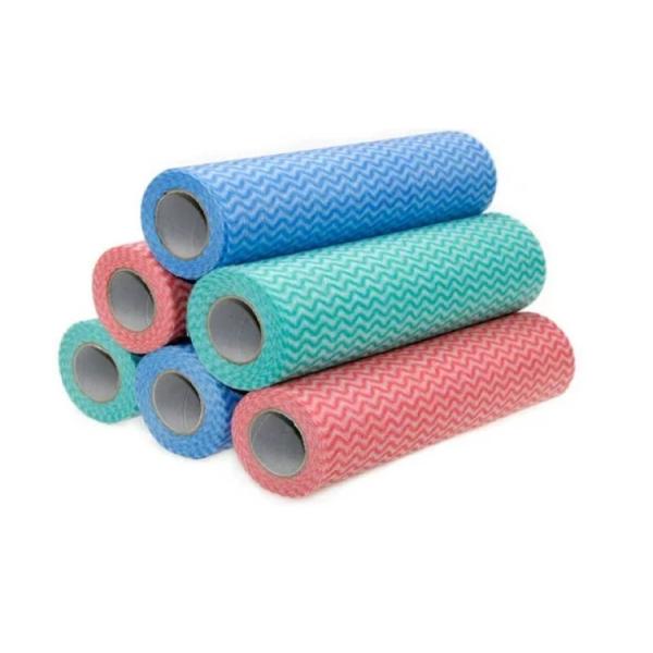 Polyester Disposable Kitchen Wipes Multipurpose Antibacterial