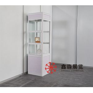 Aluminum Foldable Showcase, rentable foding cabinet for display, exhibition
