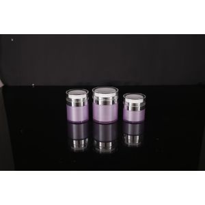 hand lip crystal pump empty square white Screen Printing Airless 30ml Cosmetic